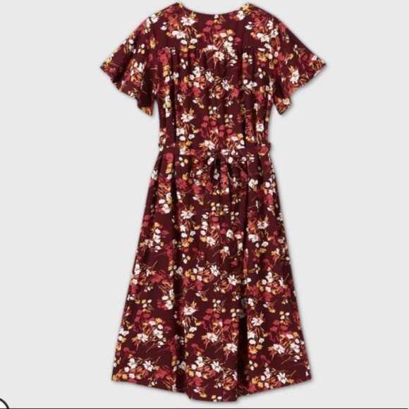 Isabel Maternity Short Sleeve Woven Dress - Picture 2 of 5